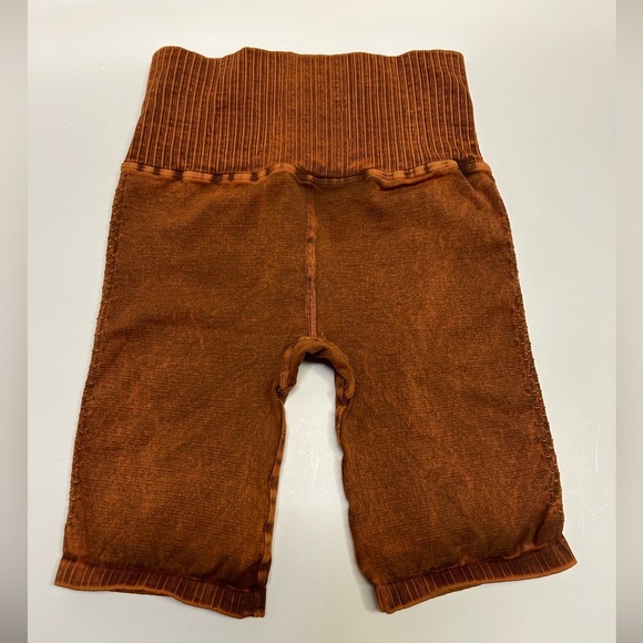 Free People Movement Bike Shorts NEW Women XS/S Good Karma‎ High Rise Amber - Picture 9 of 16